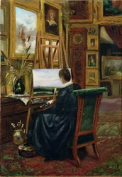 Eine Künstlerin, 1887